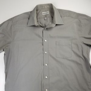 David Taylor Mens Button Down Short Sleeve
